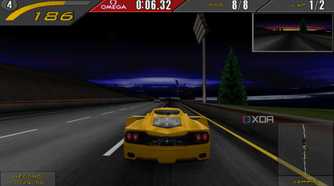 A screenshot from Need for Speed 2: SE.