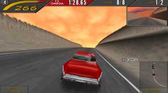 A screenshot from Need for Speed 2: SE.