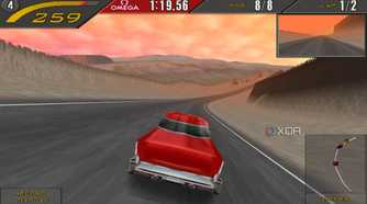 A screenshot from Need for Speed 2: SE.