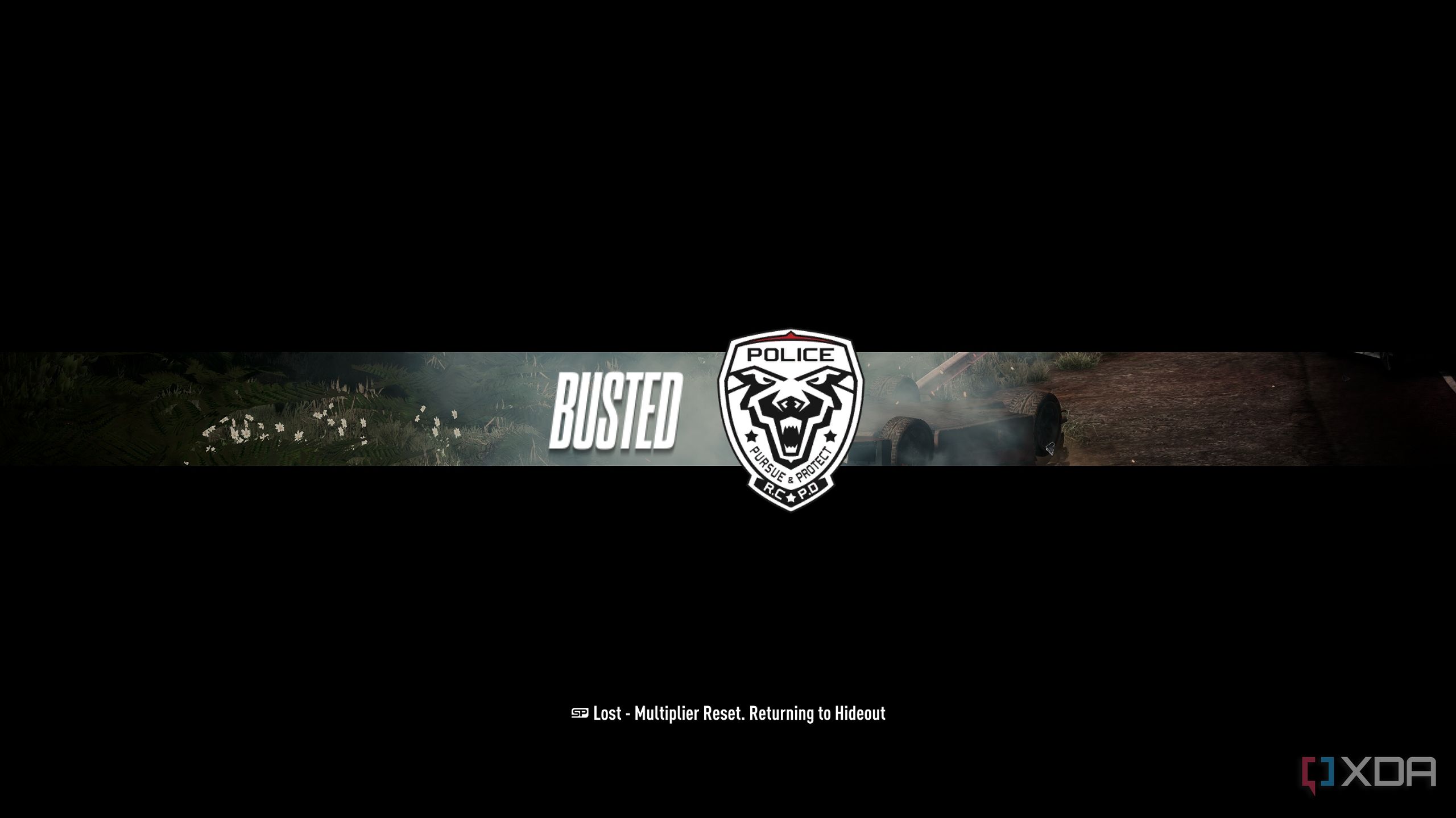 The player being busted in NFS Rivals.