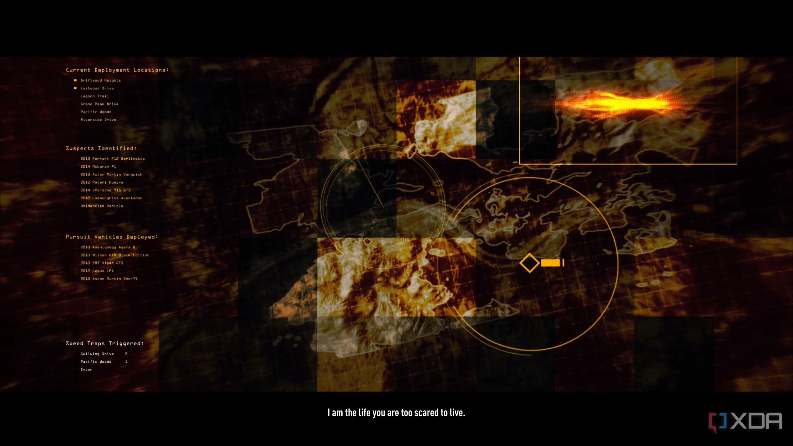 A screenshot from a cutscene in NFS Rivals.