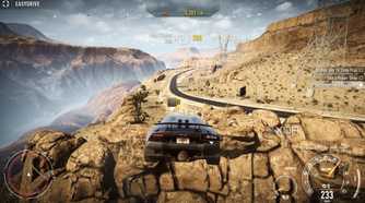 A car in midair in NFS Rivals.
