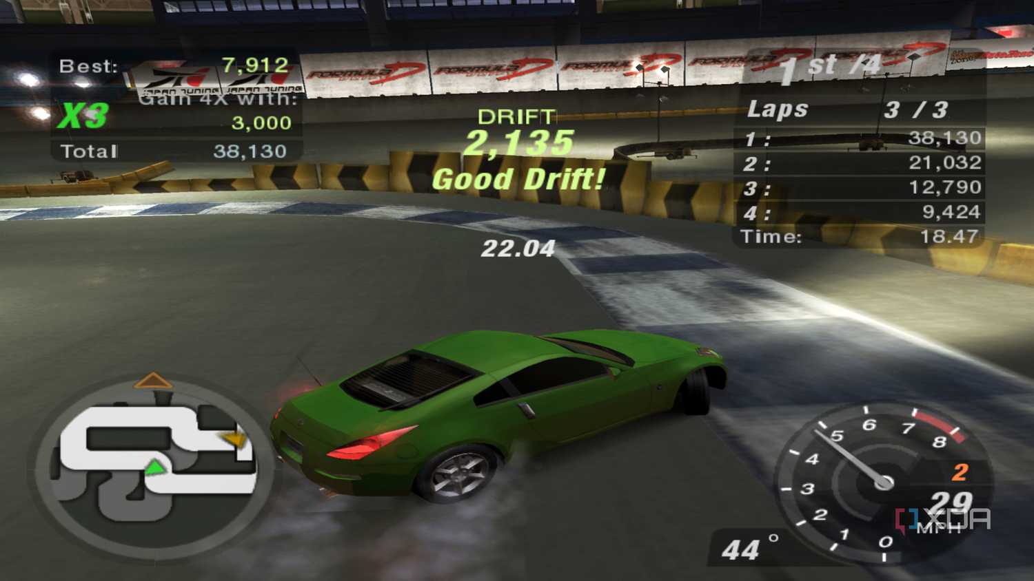 Drifting in NFS: Underground 2.