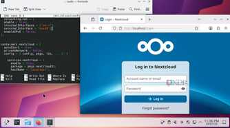 Running a Nextcloud container inside NixOS