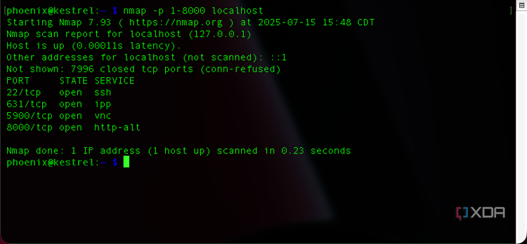 Nmap services scan 1