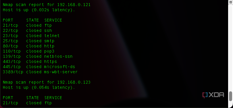 Nmap services scan 2