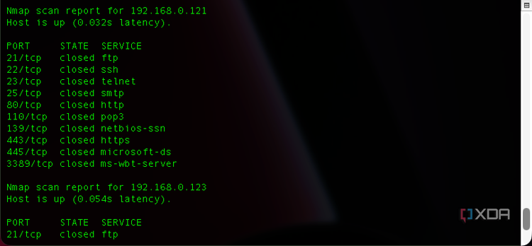 Nmap services scan 2