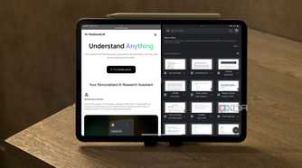 NotebookLM and Google Docs open side by side on iPad-2