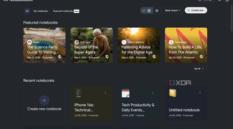 notebooklm main interface