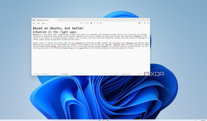 Screenshot of Notepad on Windows 11 showing text formatting