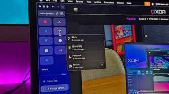 A Notion preview visible inside the Arc Browser on a MacBook
