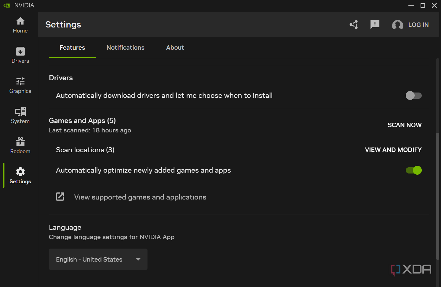 Nvidia app automatic optimization