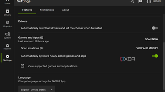 Nvidia app automatic optimization