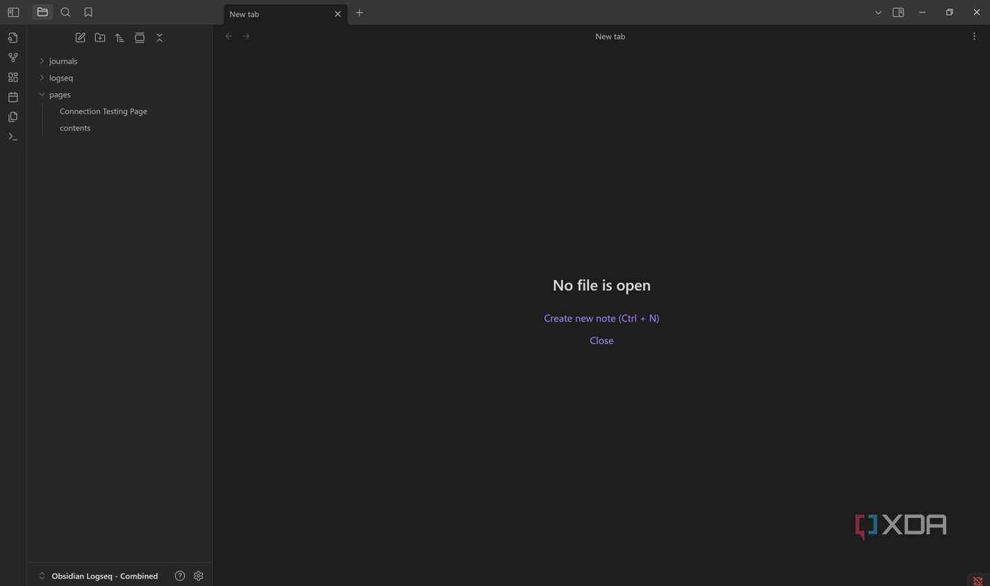 Obsidian home page for testing