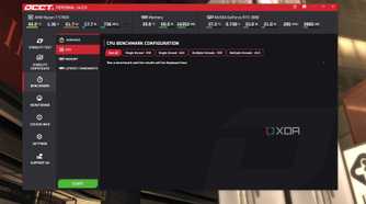 Screenshot of OCCT running on Windows desktop
