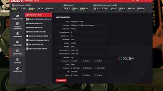Screenshot of OCCT running on Windows desktop