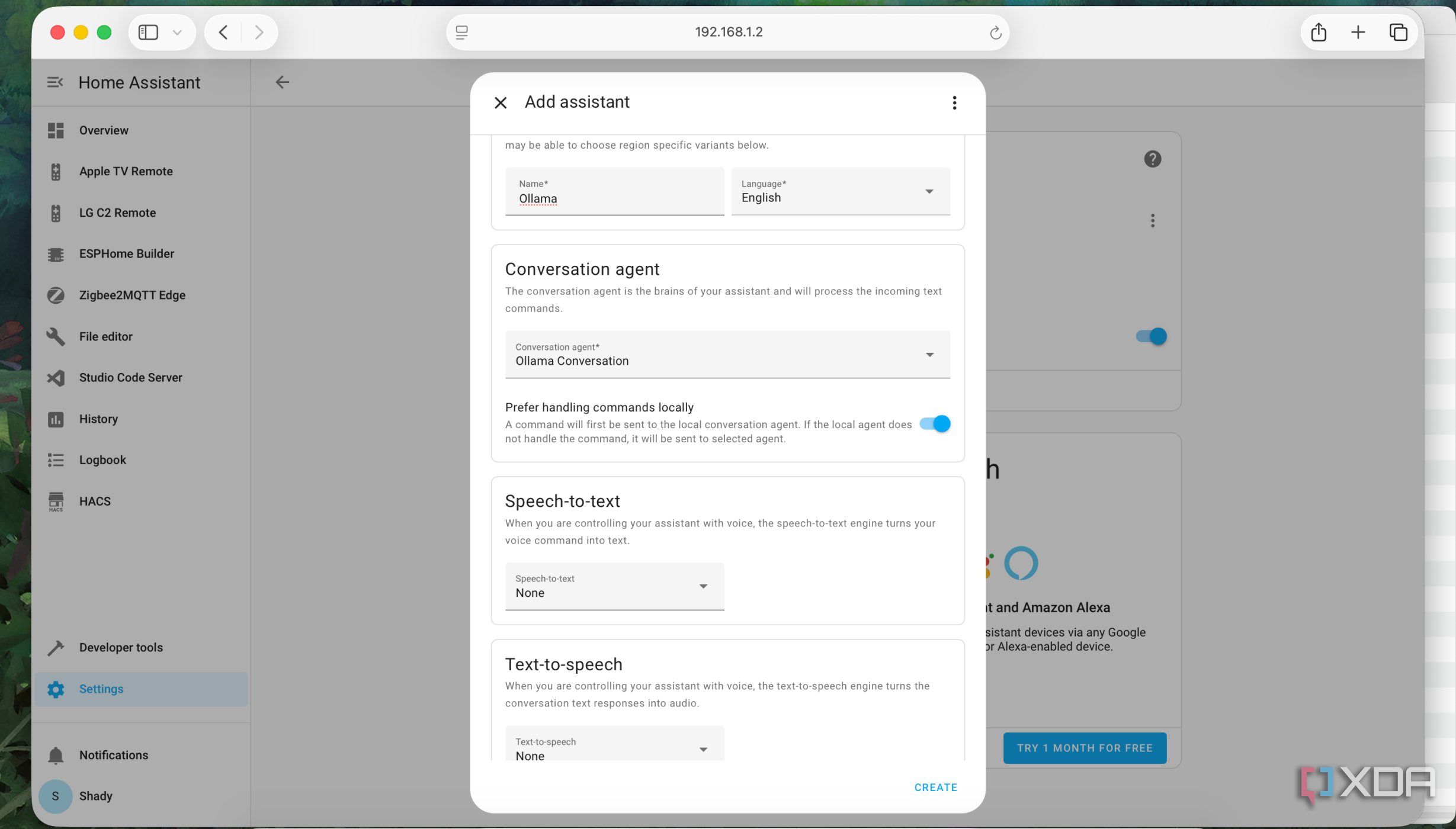 Ollama as conversation Agent in Home Assistant