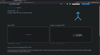 OmniTools Merge tool