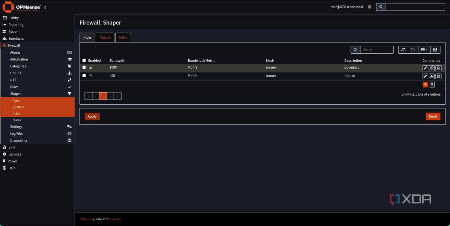 Почему QoS в роутере может замедлять сеть и как это исправить OPnsense traffic shaping pipes added