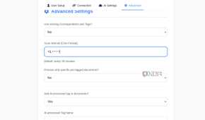 screenshot of paperless ai advanced settings