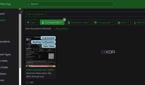 screenshot of paperless ngx ai processed document