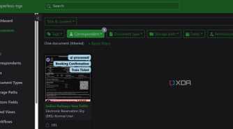 screenshot of paperless ngx ai processed document