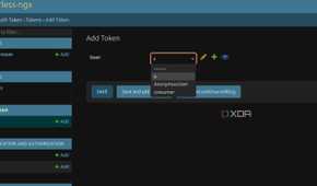 screenshot of paperless ngx django admin create token