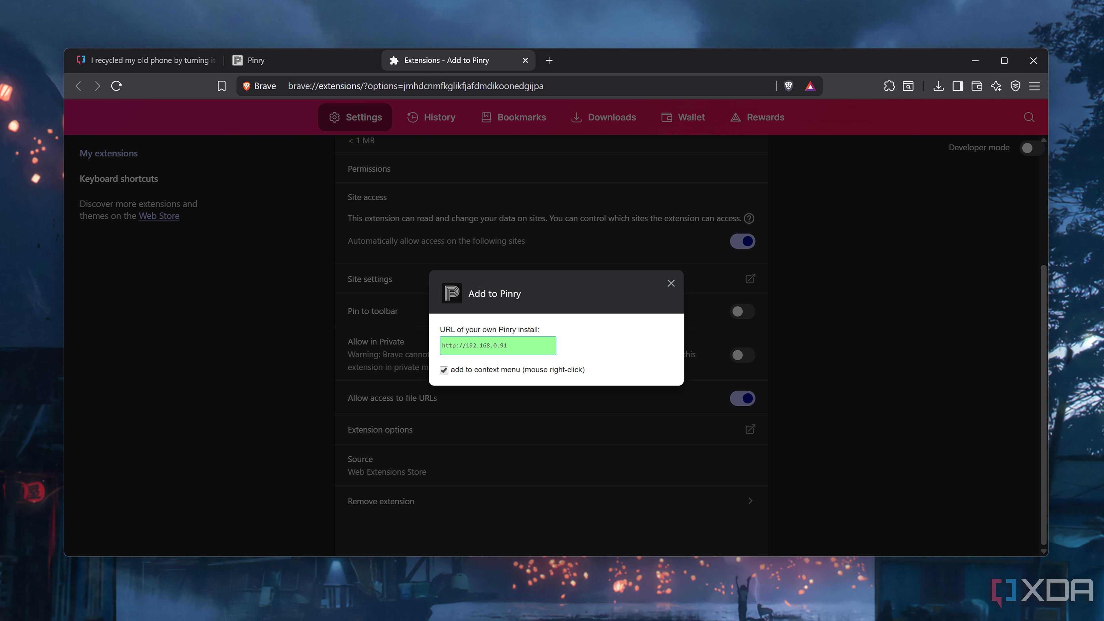 These 5 browser extensions are essential for my self-hosted application ...