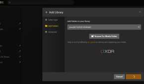 screenshot of plex adding externa harddisk webui