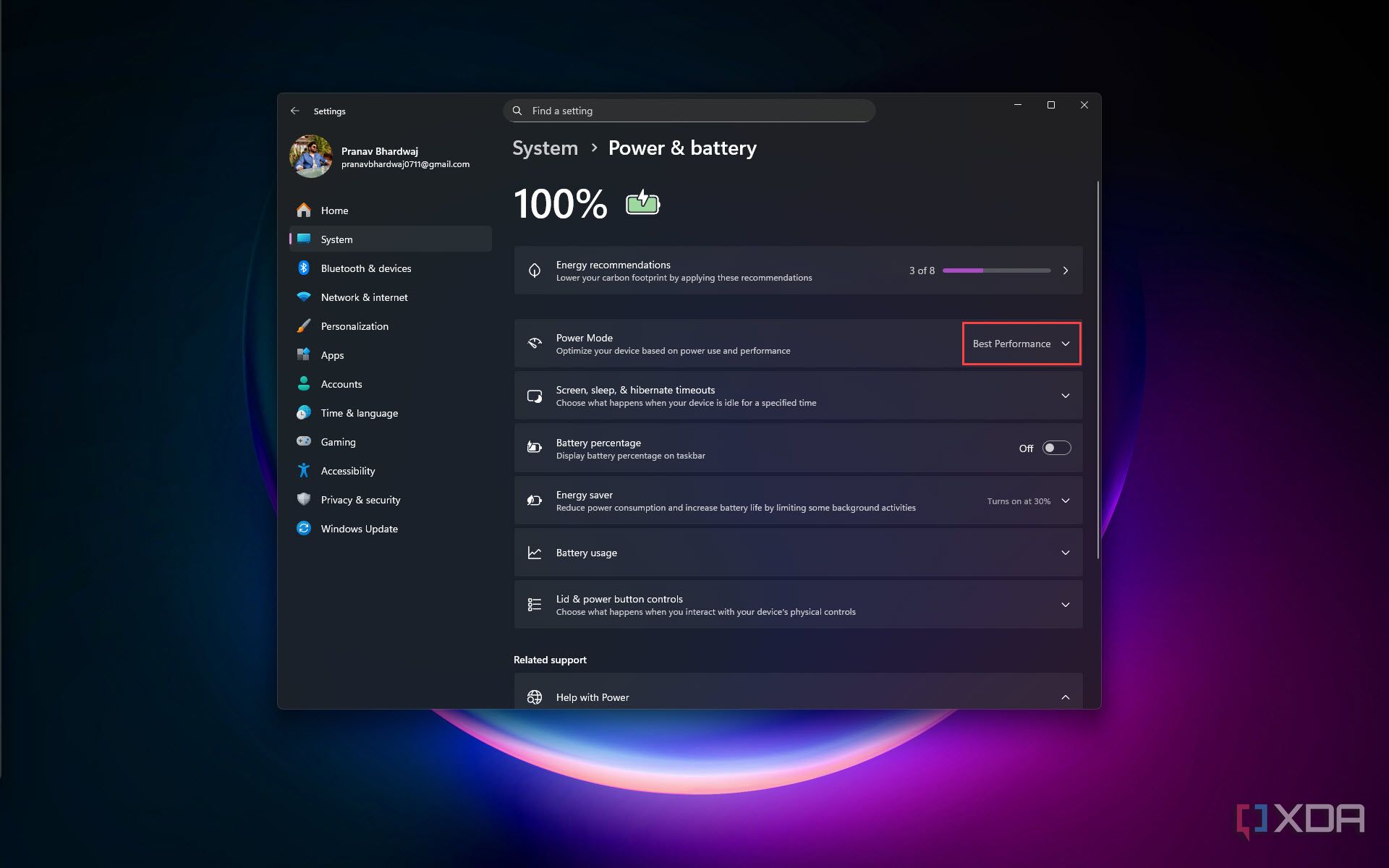 I change these 6 settings on Windows to improve battery life