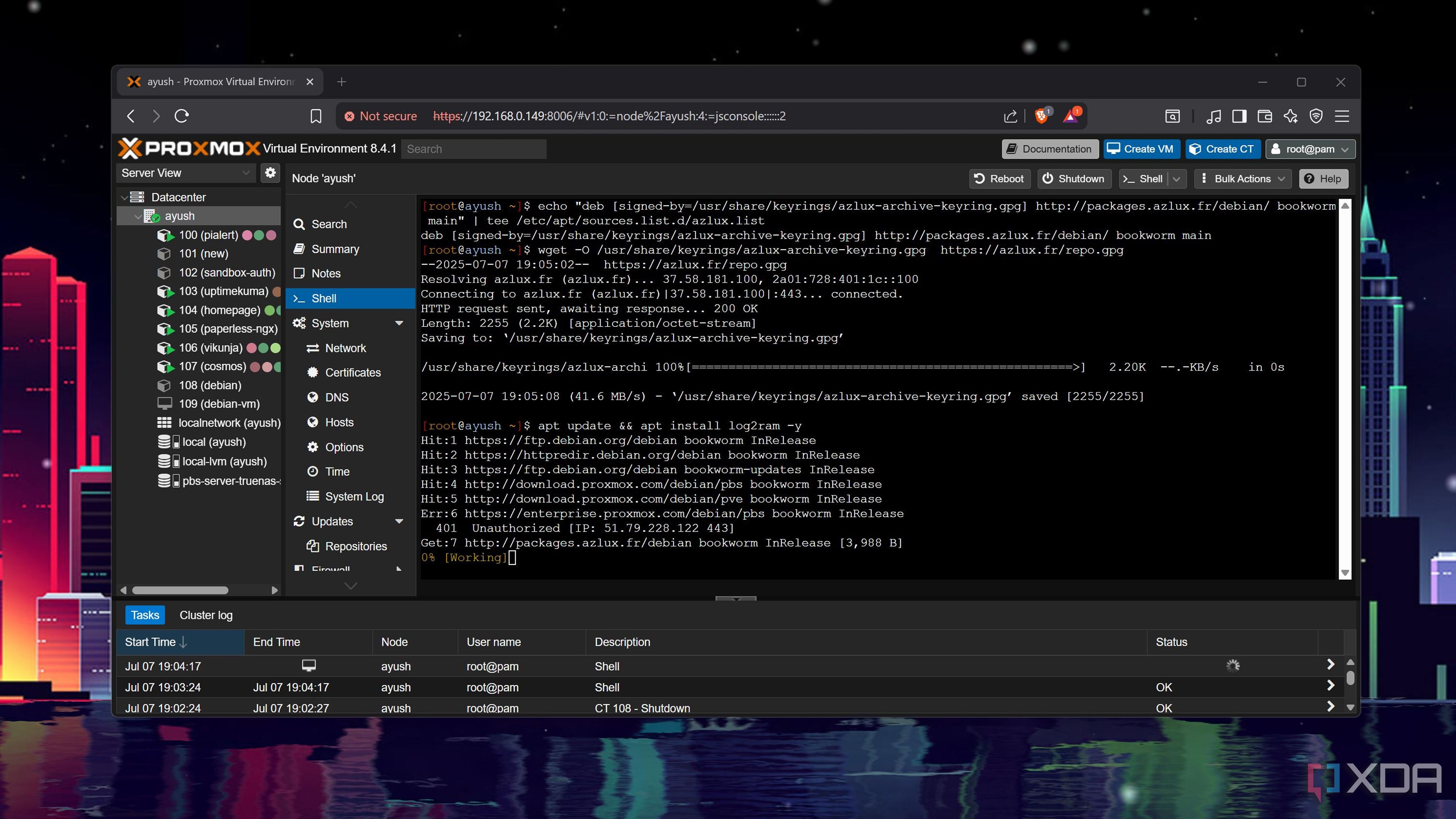 I always tweak my Proxmox host's settings before spinning up a single ...