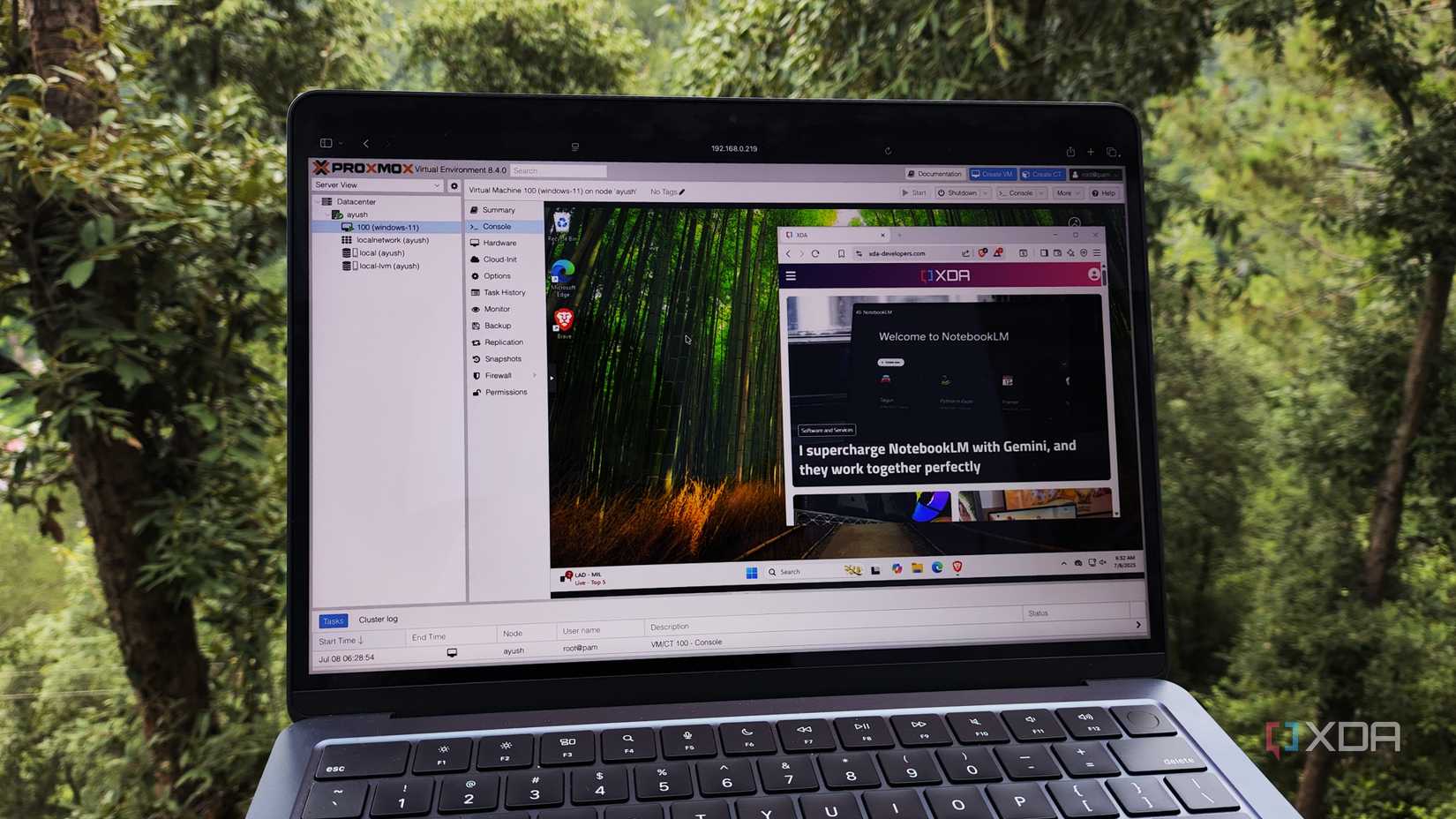 Ejecutando una VM con Windows 11 dentro de Proxmox