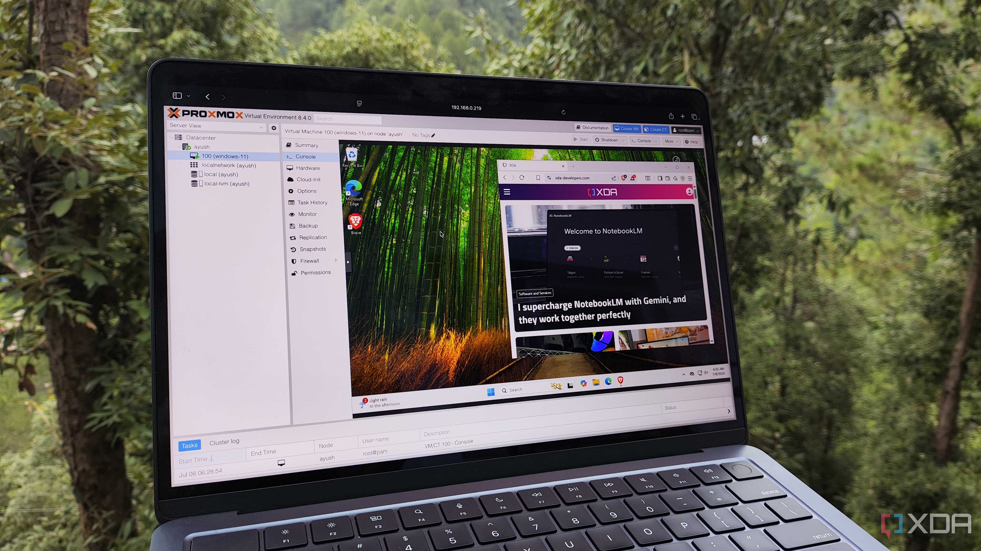 Running a Windows 11 VM inside a Proxmox VM