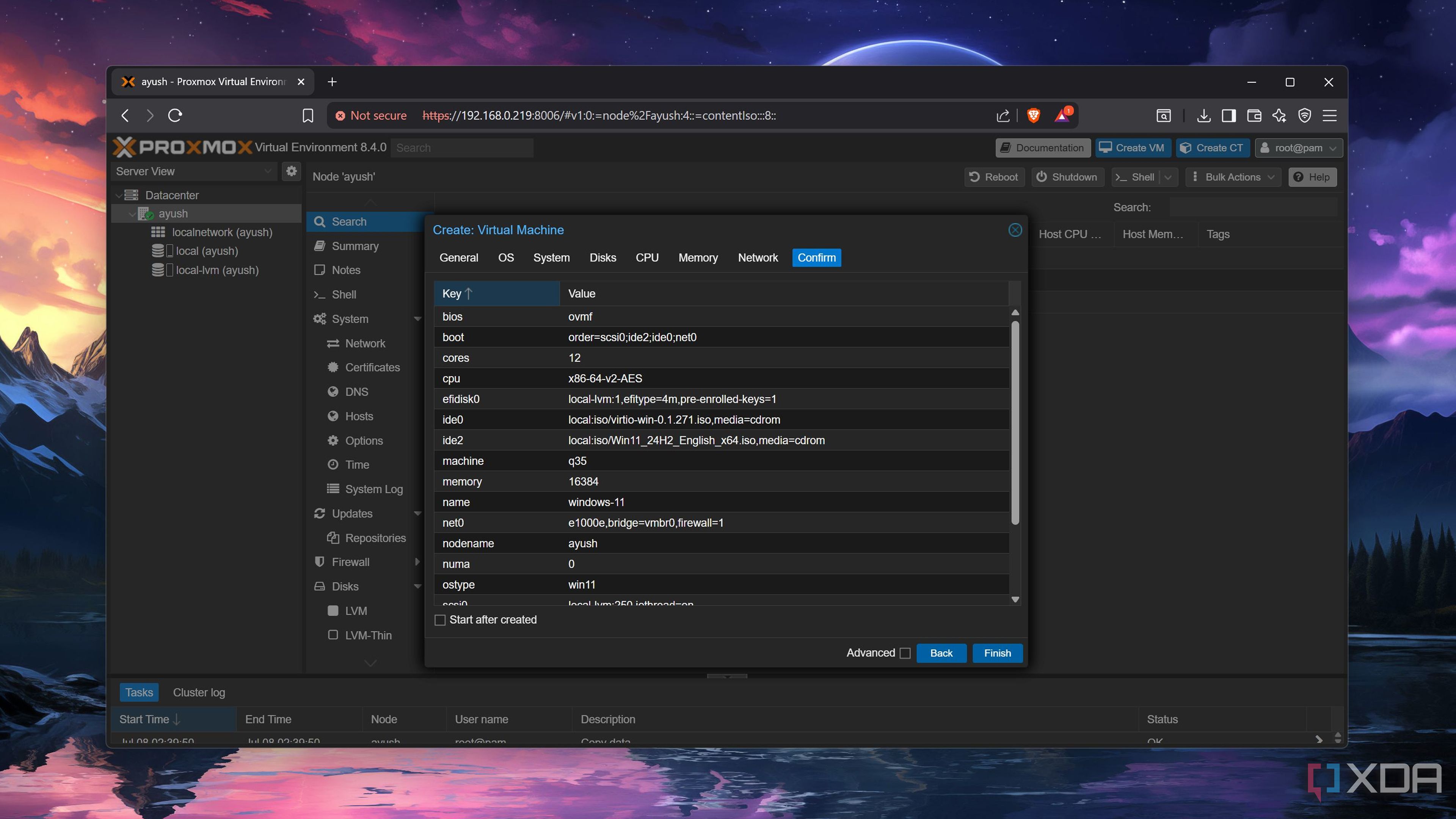 Creating a Windows 11 VM on Proxmox
