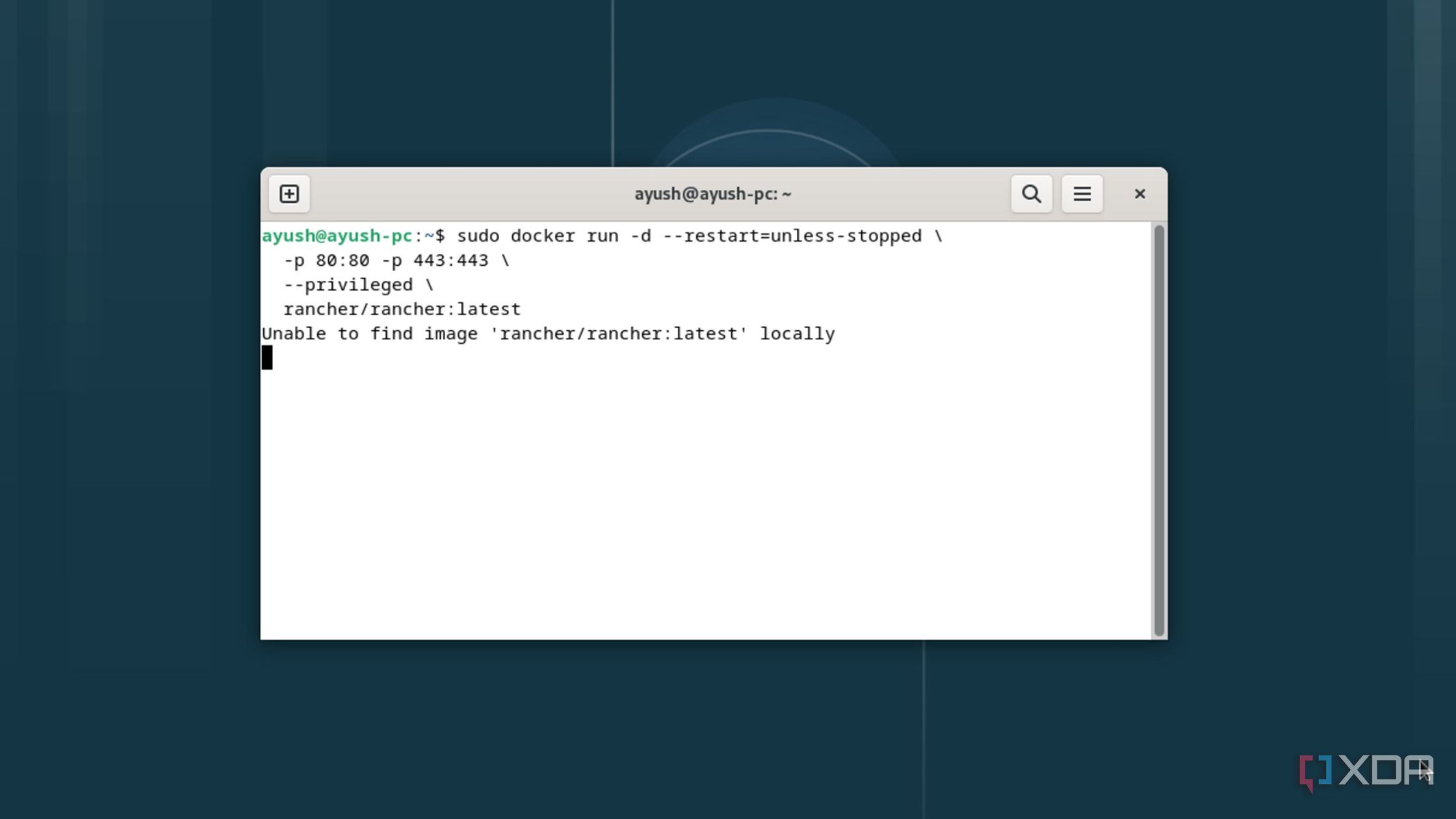 Setting up Rancher via Docker