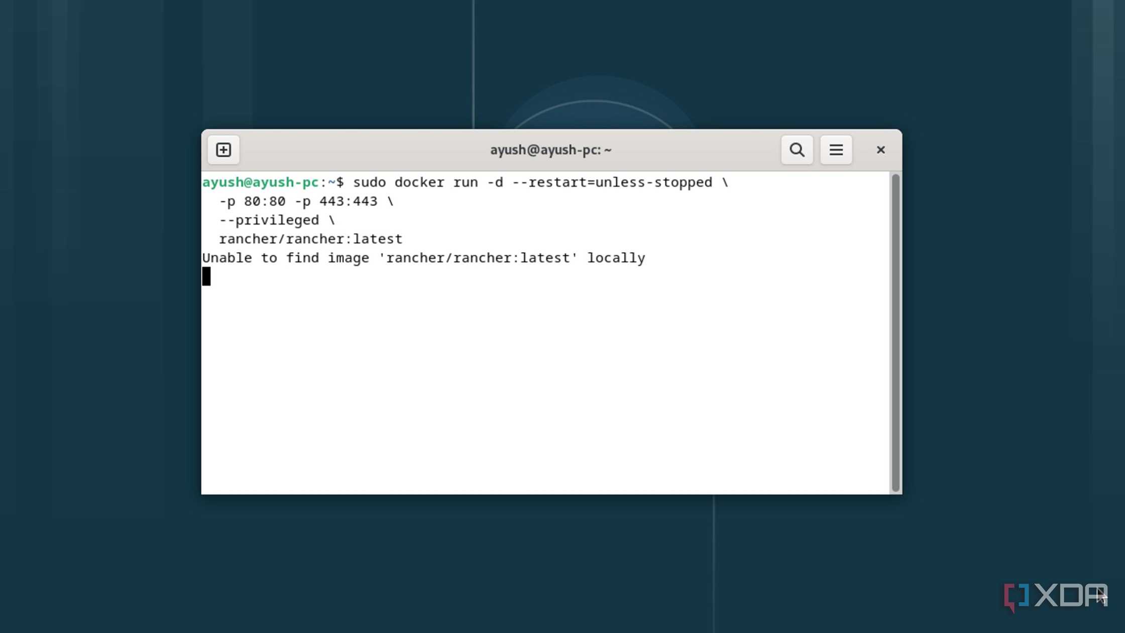 Setting up Rancher via Docker
