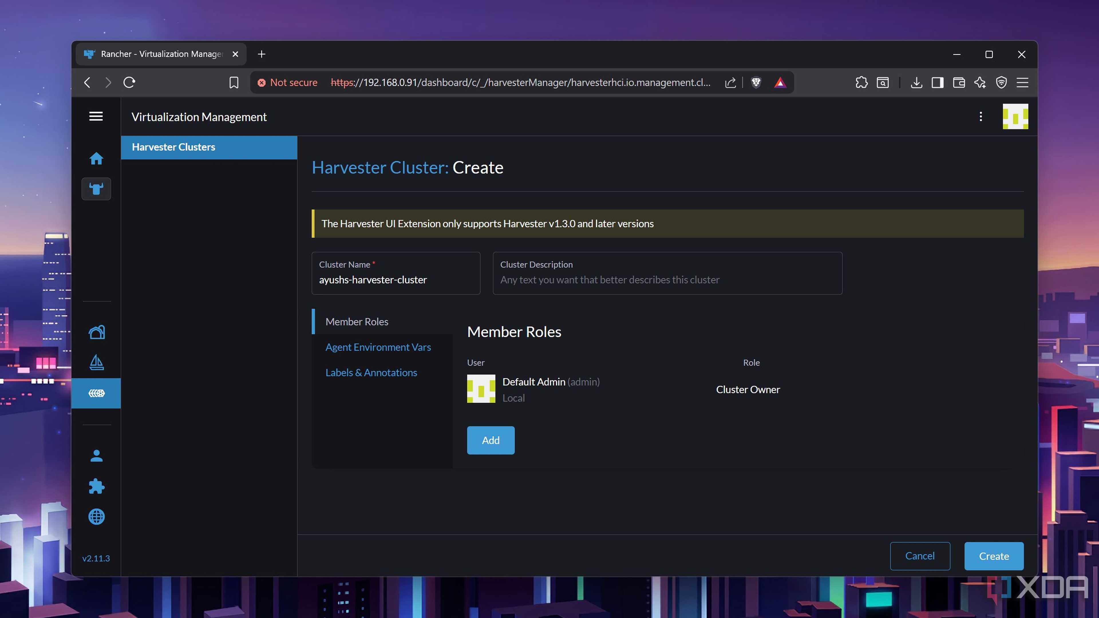 Adding a cluster to Rancher