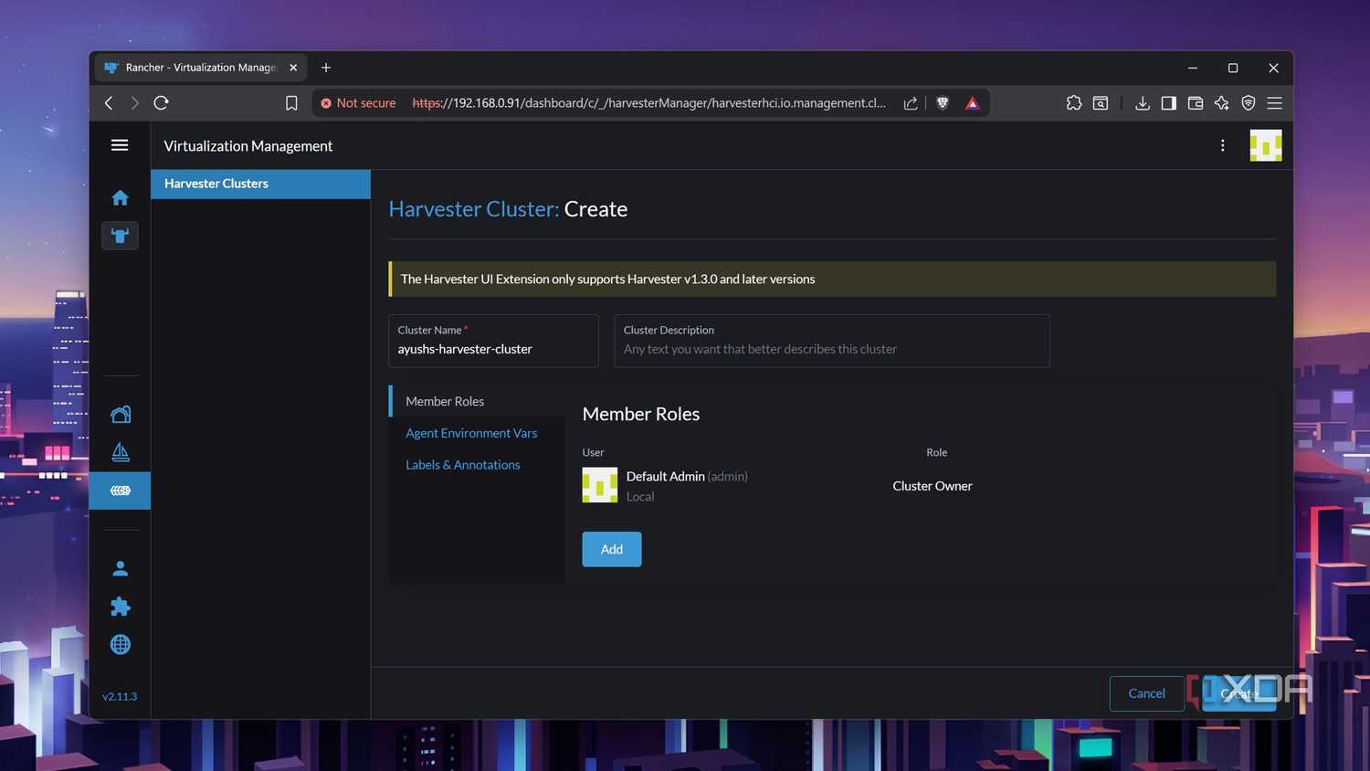 Adding a cluster to Rancher
