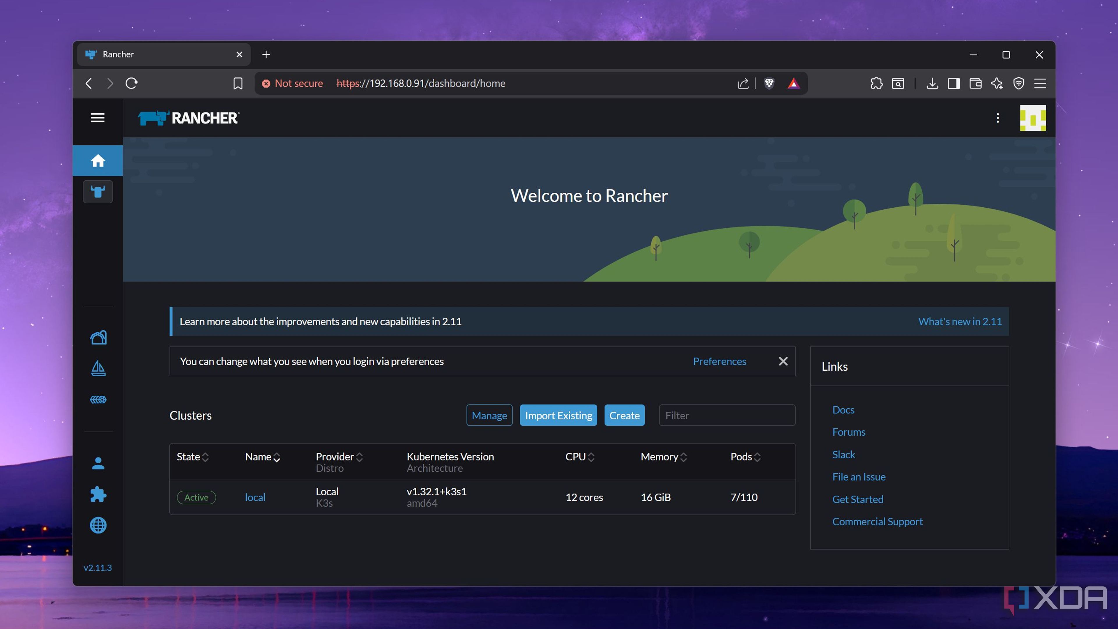 Adding a cluster to Rancher