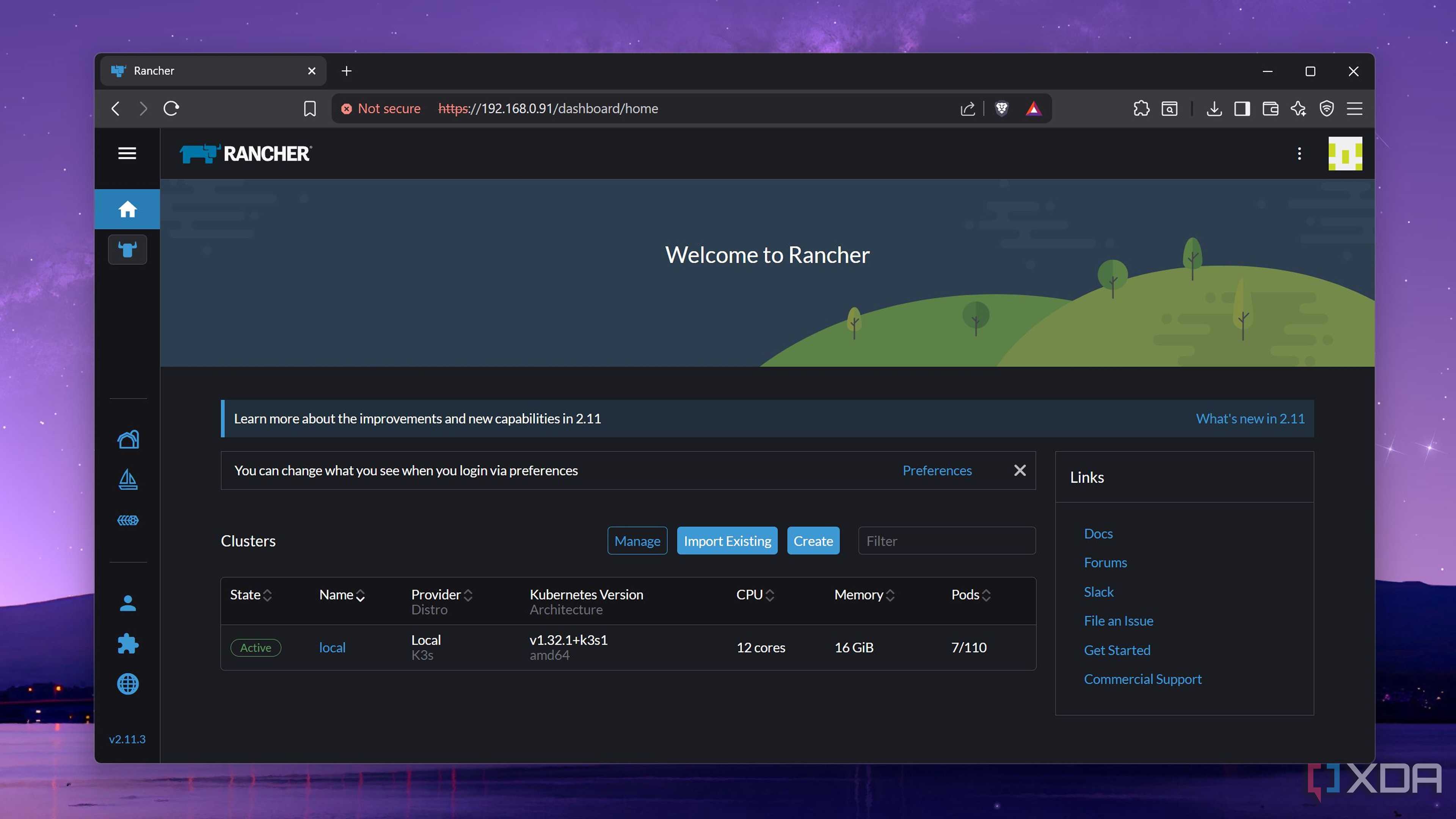 Adding a cluster to Rancher