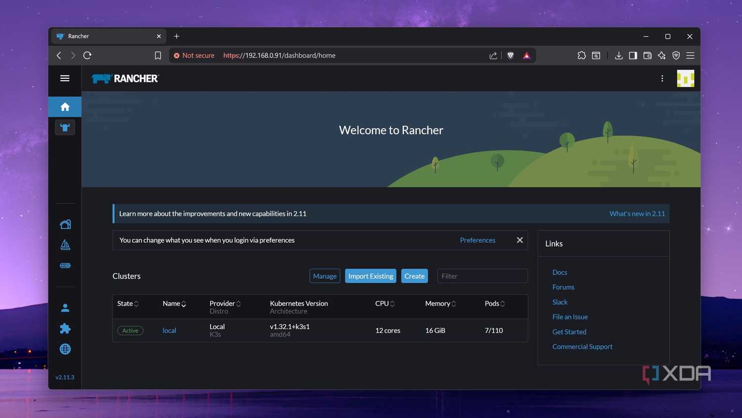 Adding a cluster to Rancher