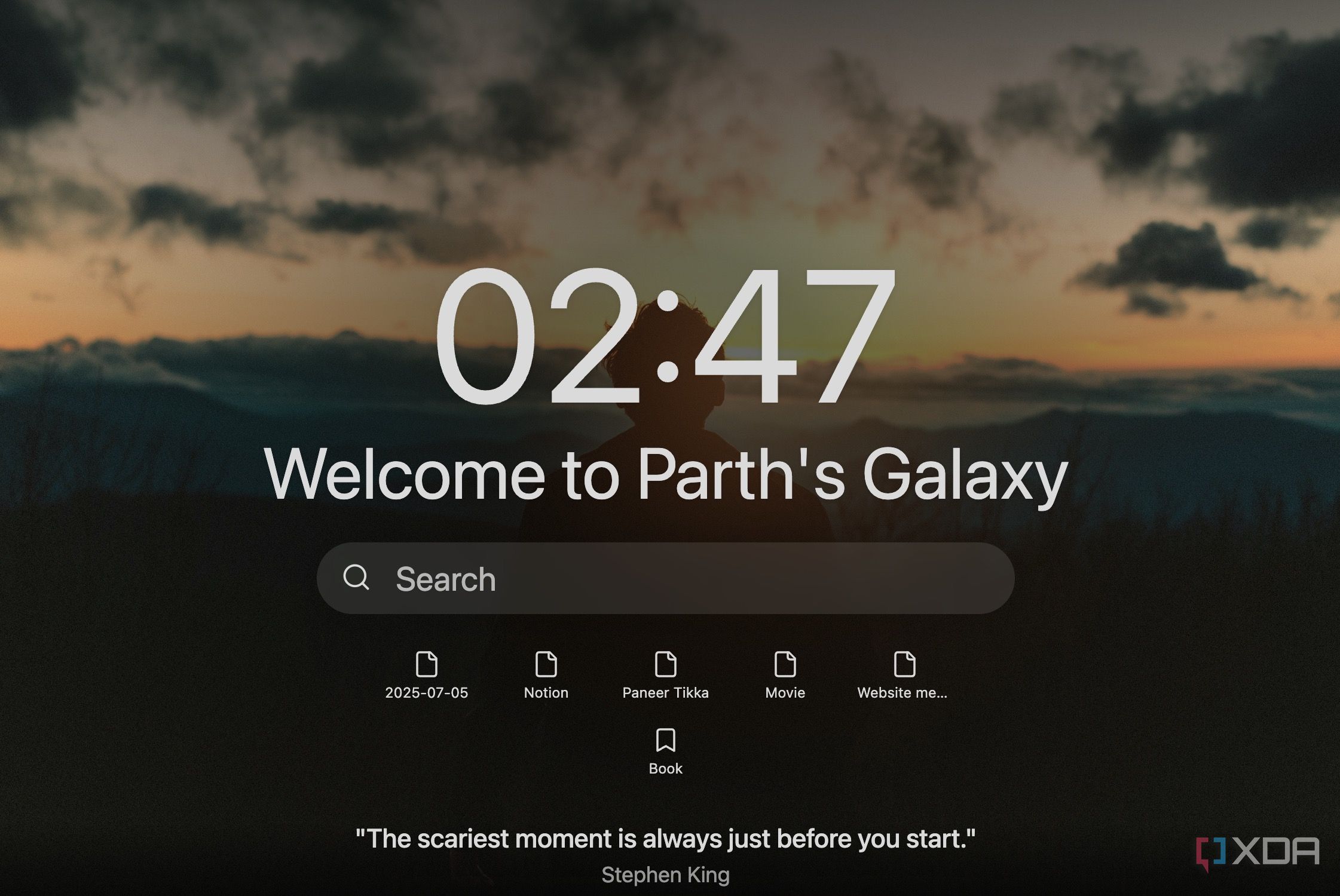 add a quote on Beautitab