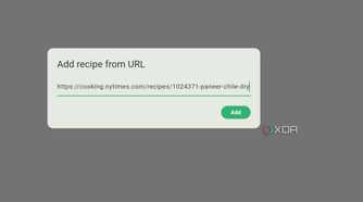 KitchenOwl add recipes from link