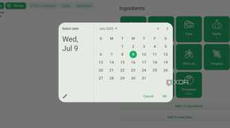 add meals in KitchenOwl