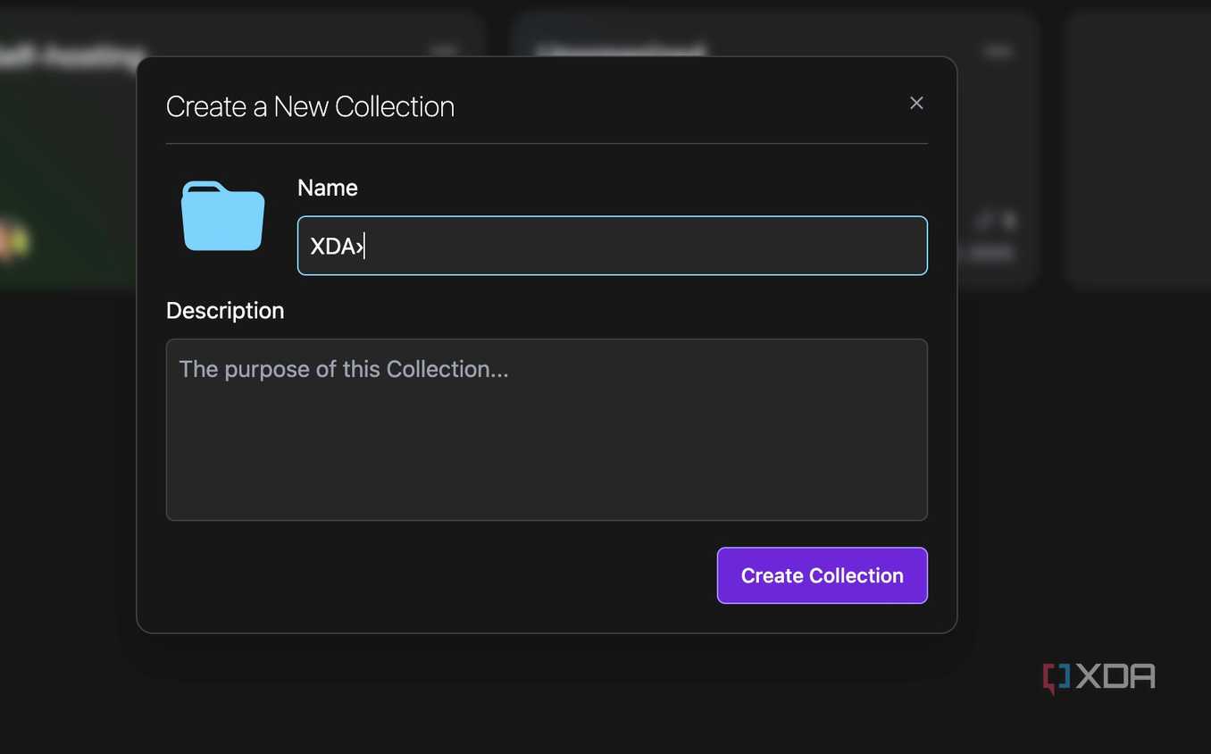 Linkwarden create a folder