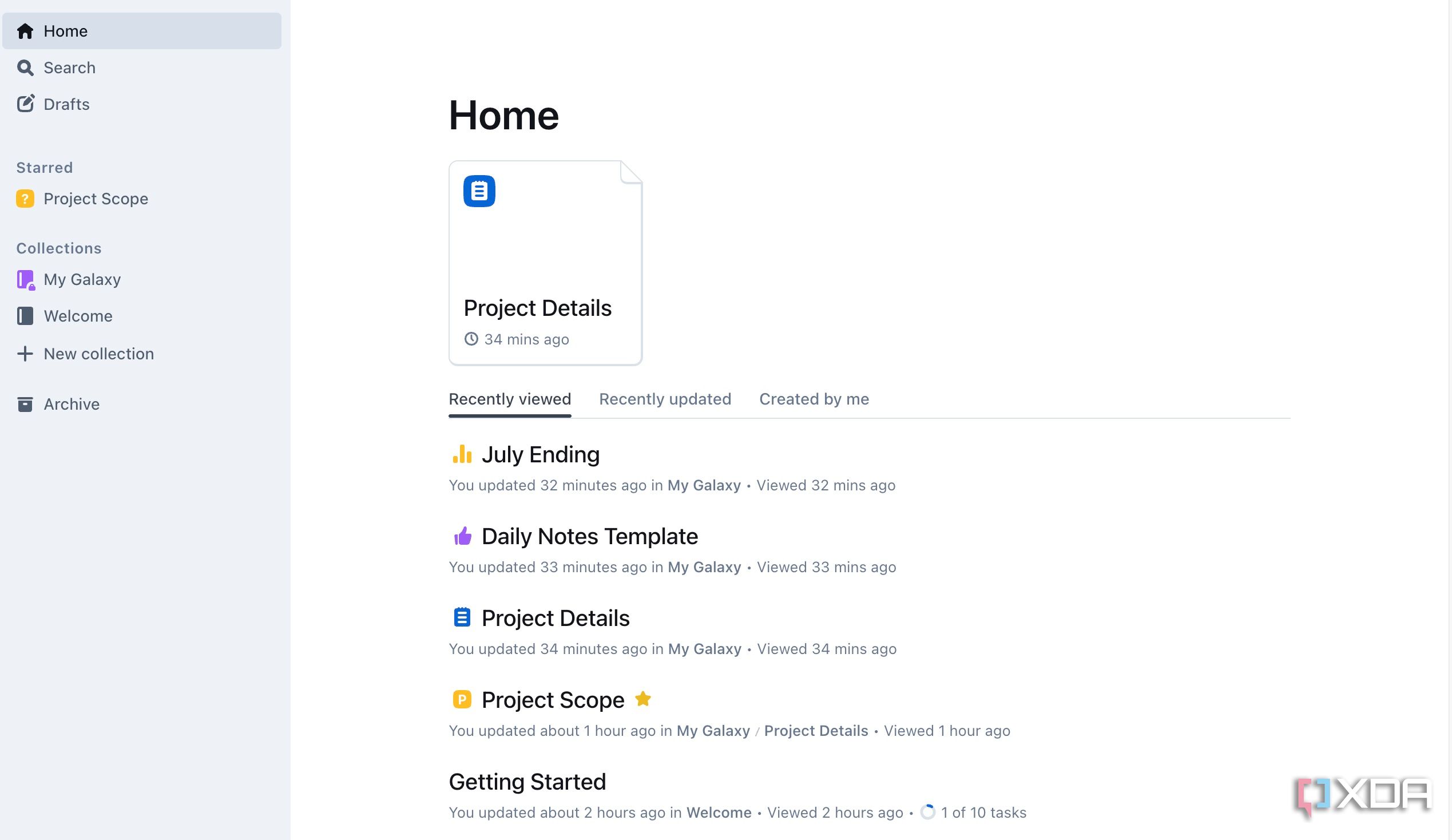 Outline home