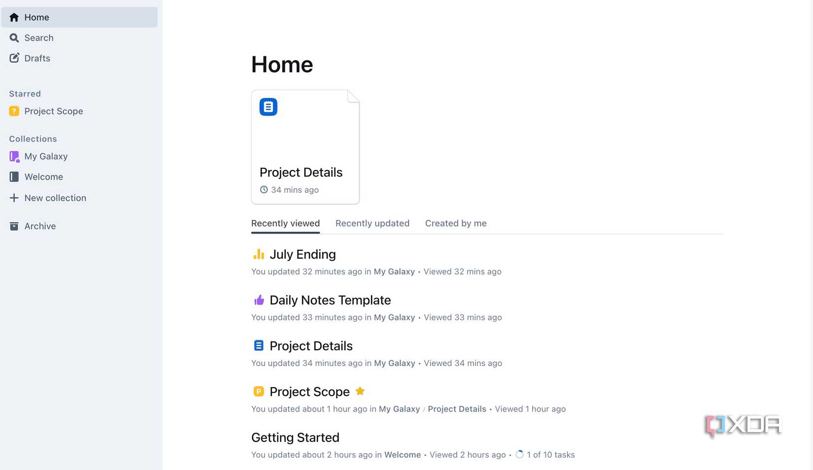 Outline home