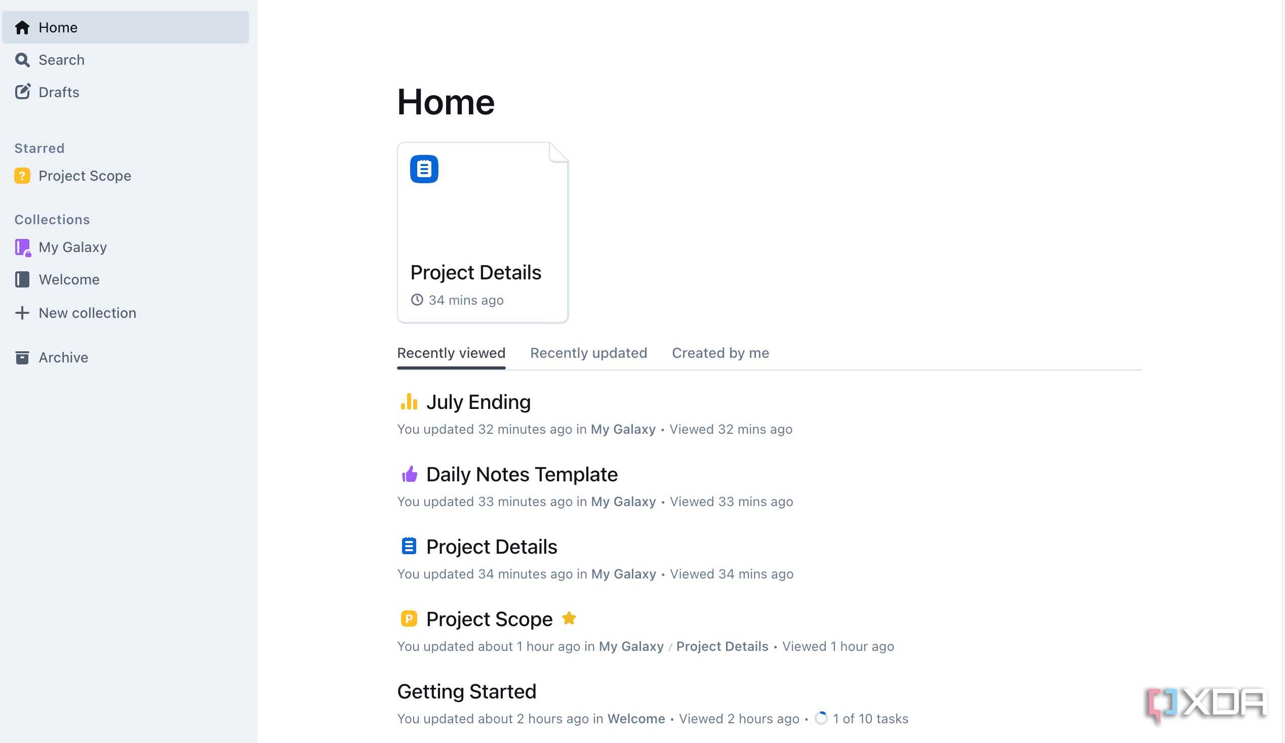 Outline home