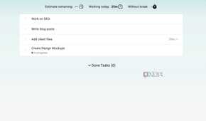 Super Productivity tasks
