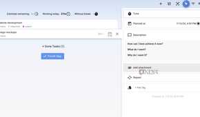 Super Productivity task details